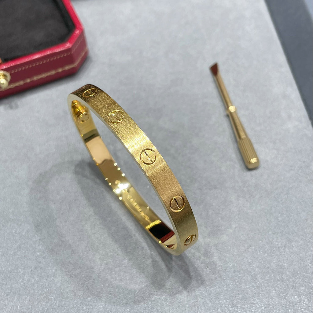 [Luxe Jewelry]LOVE BRACELET 6.1MM BRUSHED