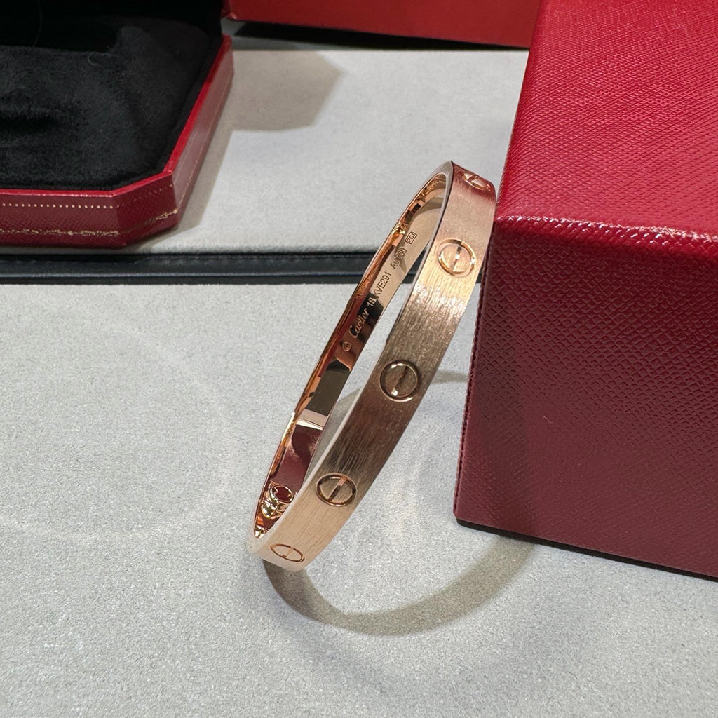 [Luxe Jewelry]LOVE BRACELET 6.1MM BRUSHED