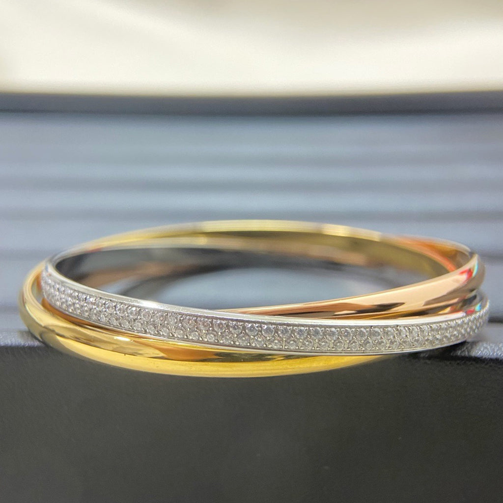 [Luxe Jewelry]TRINITY 2.8MM SMALL BRACELET