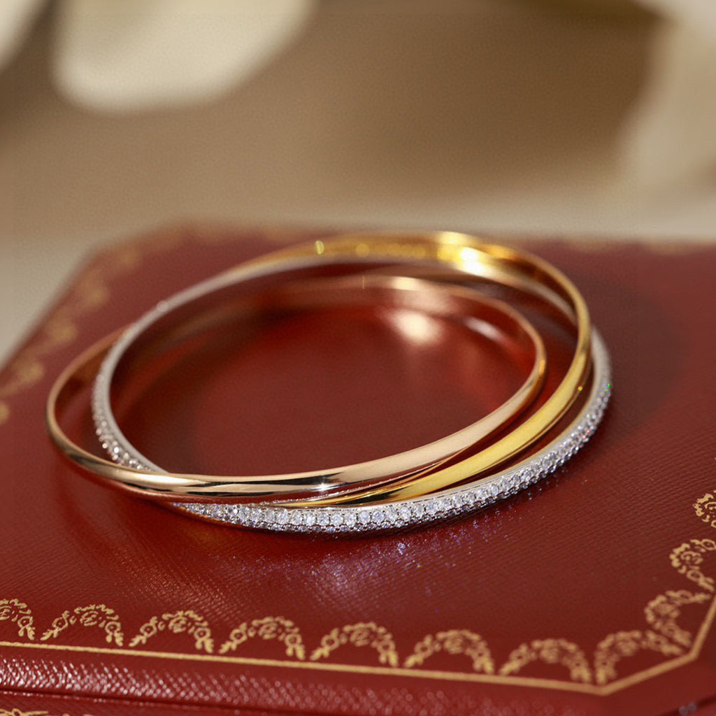 [Luxe Jewelry]TRINITY 2.8MM SMALL BRACELET