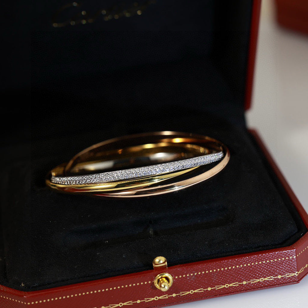 [Luxe Jewelry]TRINITY 2.8MM SMALL BRACELET