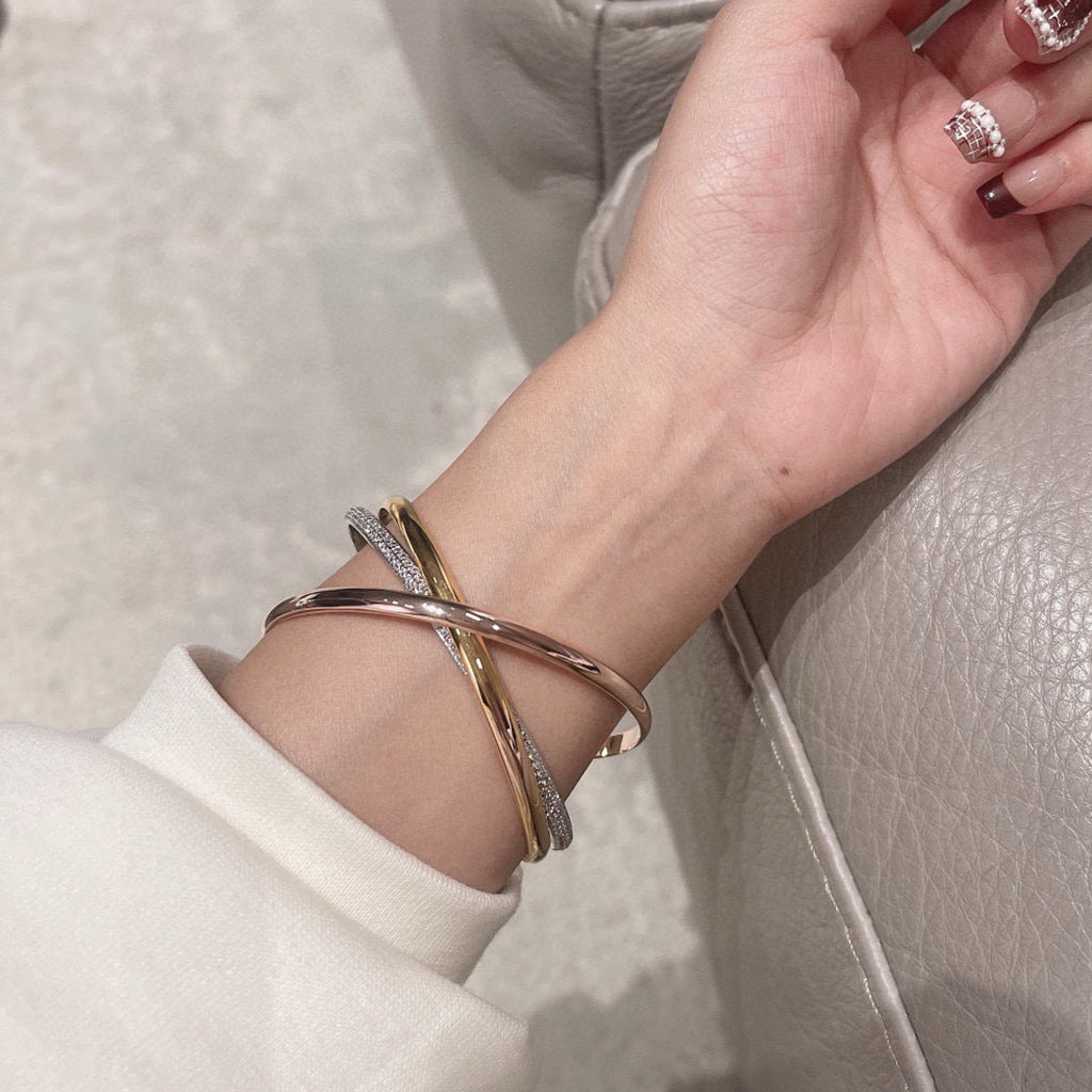 [Luxe Jewelry]TRINITY 2.8MM SMALL BRACELET