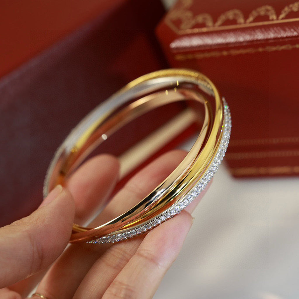 [Luxe Jewelry]TRINITY 2.8MM SMALL BRACELET