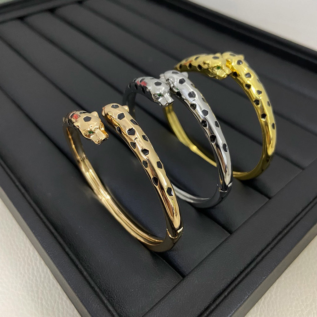 [Luxe Jewelry]PANTHERE DOUBLE HEADED OPEN BRACELET
