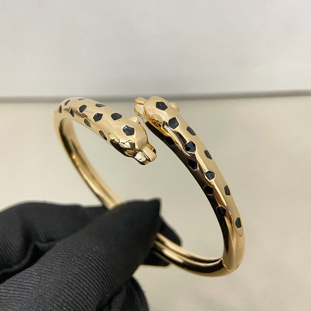 [Luxe Jewelry]PANTHERE DOUBLE HEADED OPEN BRACELET