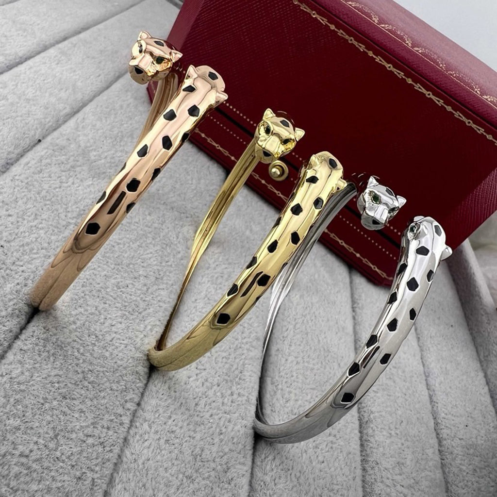 [Luxe Jewelry]PANTHERE DOUBLE HEADED OPEN BRACELET