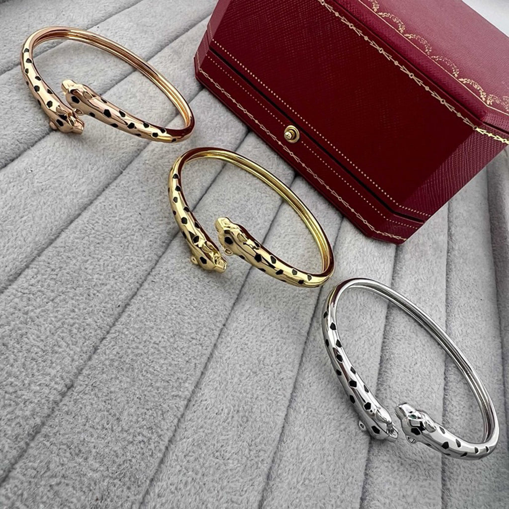 [Luxe Jewelry]PANTHERE DOUBLE HEADED OPEN BRACELET