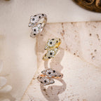 [Luxe Jewelry]PANTHERE DOUBLE HEADED FULL DIAMOND  RING