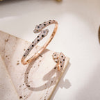 [Luxe Jewelry]PANTHERE DOUBLE HEADED FULL DIAMOND  RING