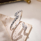 [Luxe Jewelry]PANTHERE DOUBLE HEADED FULL DIAMOND  RING