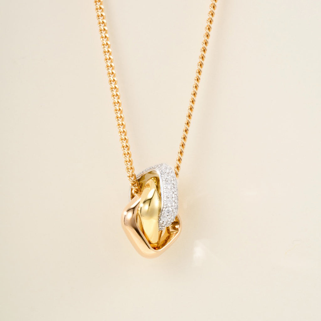 [Luxe Jewelry]TRINITY CUSHION NECKLACE COLLECTION