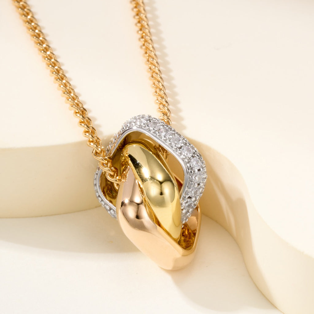 [Luxe Jewelry]TRINITY CUSHION NECKLACE COLLECTION