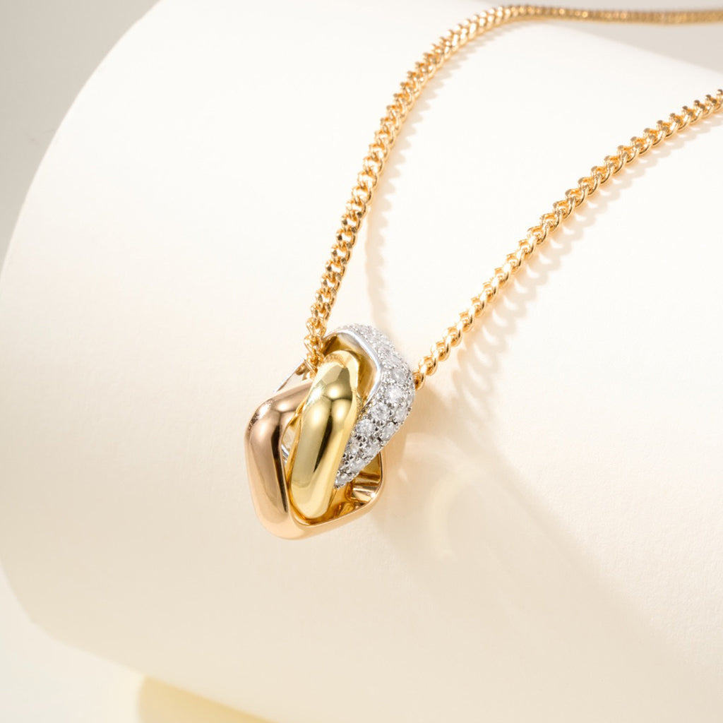 [Luxe Jewelry]TRINITY CUSHION NECKLACE COLLECTION
