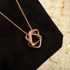 [Luxe Jewelry]TRINITY CUSHION NECKLACE COLLECTION