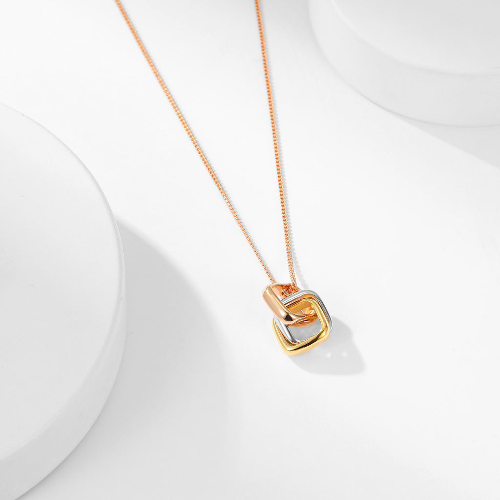 [Luxe Jewelry]TRINITY CUSHION NECKLACE COLLECTION
