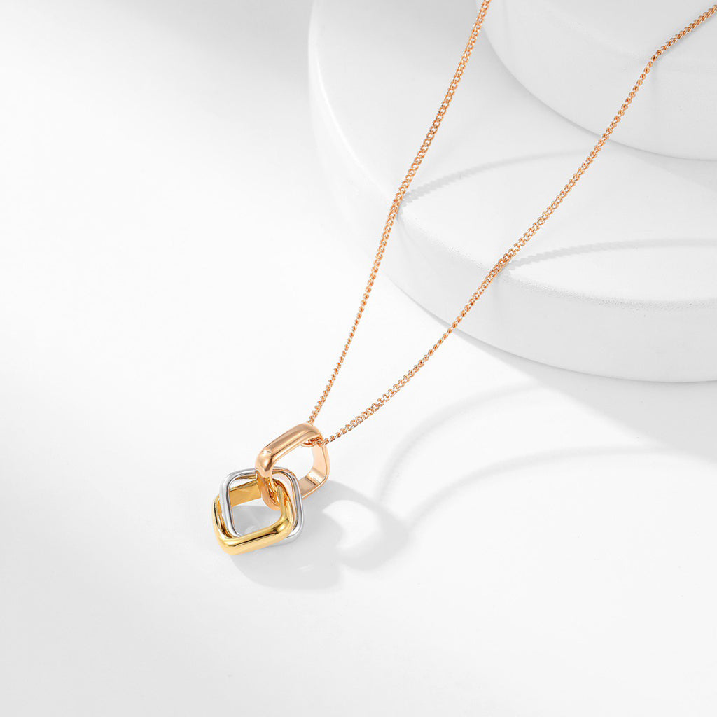 [Luxe Jewelry]TRINITY CUSHION NECKLACE COLLECTION