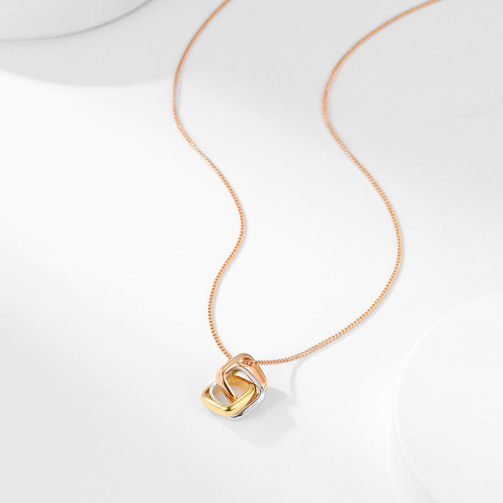 [Luxe Jewelry]TRINITY CUSHION NECKLACE COLLECTION