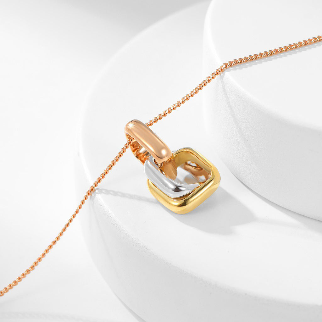 [Luxe Jewelry]TRINITY CUSHION NECKLACE COLLECTION