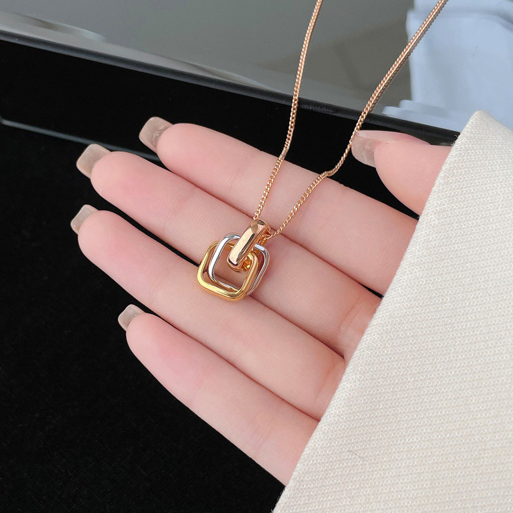 [Luxe Jewelry]TRINITY CUSHION NECKLACE COLLECTION