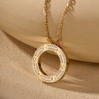 [Luxe Jewelry]LOVE NECKLACE 16MM  FULL DIAMOND