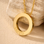 [Luxe Jewelry]LOVE NECKLACE 16MM  FULL DIAMOND