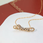[Luxe Jewelry]PANTHERE PAVED DIAMOND NECKLACE