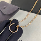 [Luxe Jewelry]JUSTE NECKLACE FULL DIAMONDS