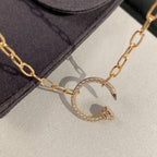[Luxe Jewelry]JUSTE NECKLACE FULL DIAMONDS