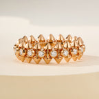 [Luxe Jewelry]CLASH 6.8MM DIAMOND MEDIUM RING
