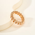 [Luxe Jewelry]CLASH 6.8MM DIAMOND MEDIUM RING