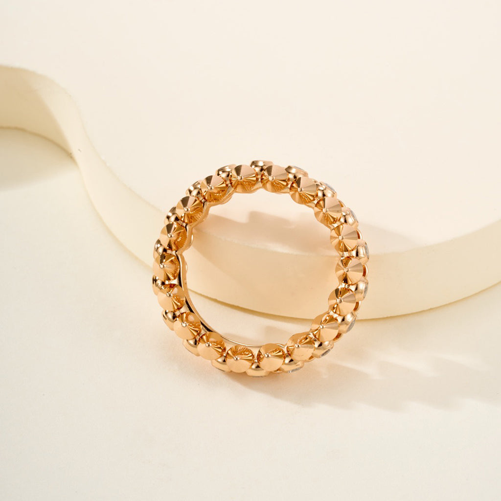 [Luxe Jewelry]CLASH 6.8MM DIAMOND MEDIUM RING