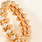 [Luxe Jewelry]CLASH 6.8MM DIAMOND MEDIUM RING