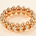 [Luxe Jewelry]CLASH 6.8MM DIAMOND MEDIUM RING