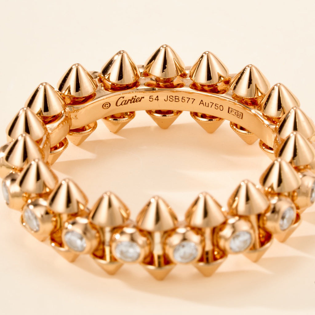 [Luxe Jewelry]CLASH 6.8MM DIAMOND MEDIUM RING