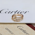 [Luxe Jewelry]JUSTE RING 4.8MM HALF DIAMOND