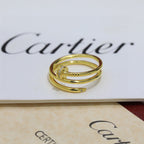 [Luxe Jewelry]JUSTE RING 4.8MM HALF DIAMOND