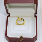 [Luxe Jewelry]JUSTE RING 4.8MM HALF DIAMOND