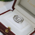 [Luxe Jewelry]JUSTE RING 4.8MM HALF DIAMOND
