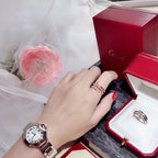 [Luxe Jewelry]JUSTE RING 4.8MM HALF DIAMOND