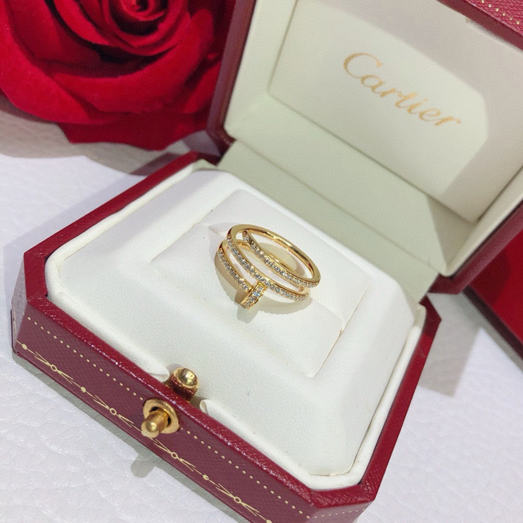 [Luxe Jewelry]JUSTE RING 4.8MM FULL DIAMOND