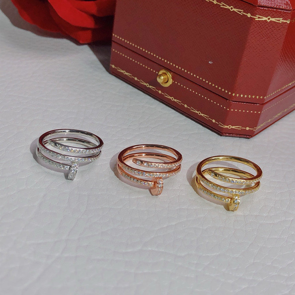[Luxe Jewelry]JUSTE RING 4.8MM FULL DIAMOND