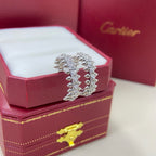 [Luxe Jewelry]CLASH 6.4MM FULL DIAMOND SMALL EARRINGS