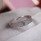 [Luxe Jewelry]LOVE RING 4.0MM DIAMOND PAVED