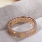 [Luxe Jewelry]LOVE RING 4.0MM DIAMOND PAVED