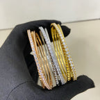 [Luxe Jewelry]ETINCELLE HALF-PAVED DIAMOND BRACELET