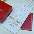 [Luxe Jewelry]PANTHERE PAVED DIAMOND NECKLACE