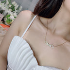 [Luxe Jewelry]PANTHERE PAVED DIAMOND NECKLACE