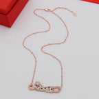 [Luxe Jewelry]PANTHERE PAVED DIAMOND NECKLACE