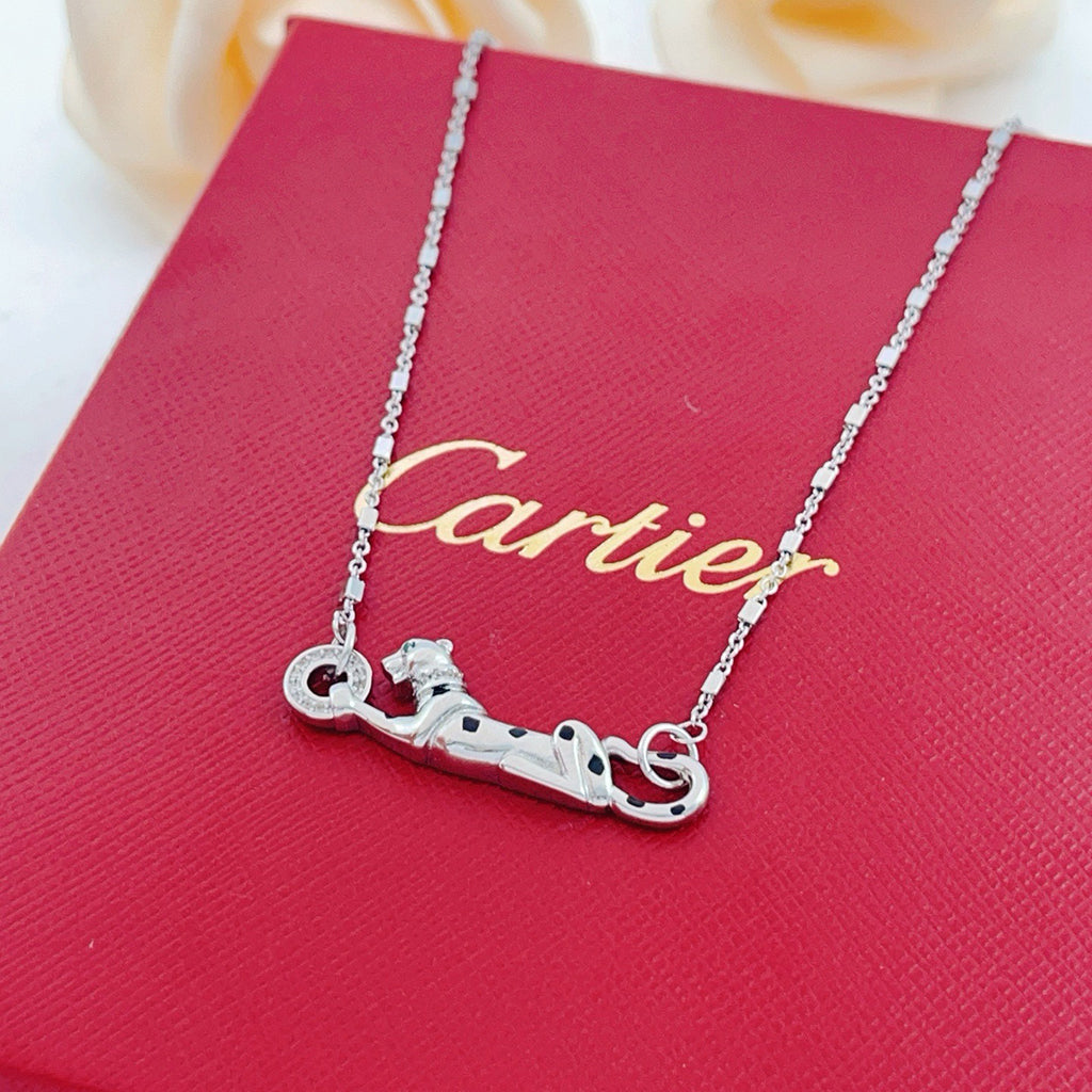 [Luxe Jewelry]PANTHERE FULL DIAMOND NECKLACE