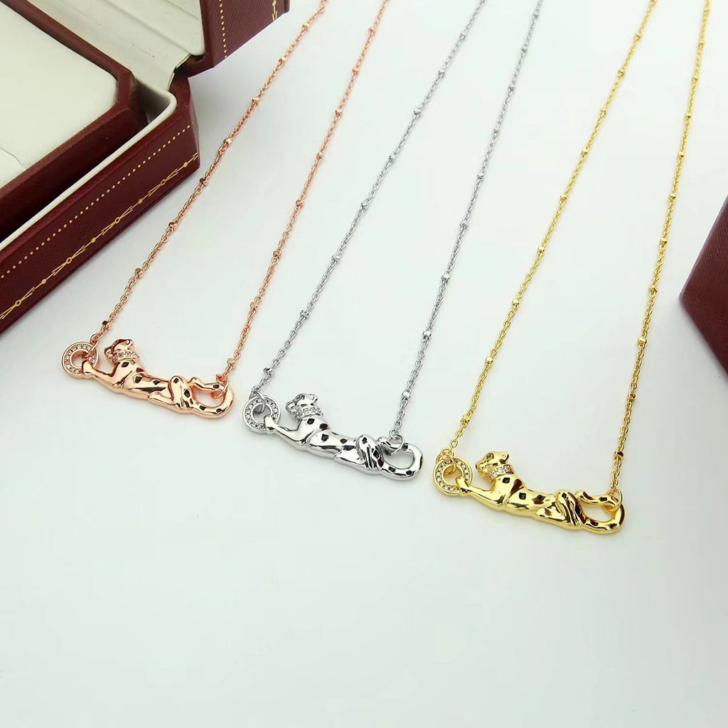 [Luxe Jewelry]PANTHERE FULL DIAMOND NECKLACE